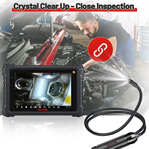 Autel MaxiVideo MV108S Borescope Inspection Camera, 2025 Endoscope with 8.5mm Waterproof Image Head, Work w/All Autel Scanners MK808 MX808 MX900 MK900 - Image 4