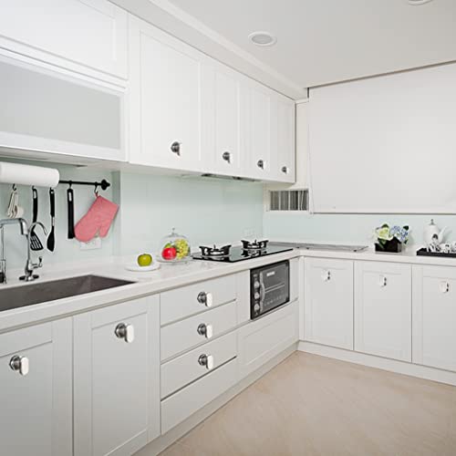 Skyscraper Self-Stick Instant Kitchen Cabinet Handle Pulls Refrigerator Door Fridge Handle Sliding Door Handle Sliding Glass Windows Extension Handle with Adhesive 2pcs/Set CD-457-255 (Small, Silver) - Image 4