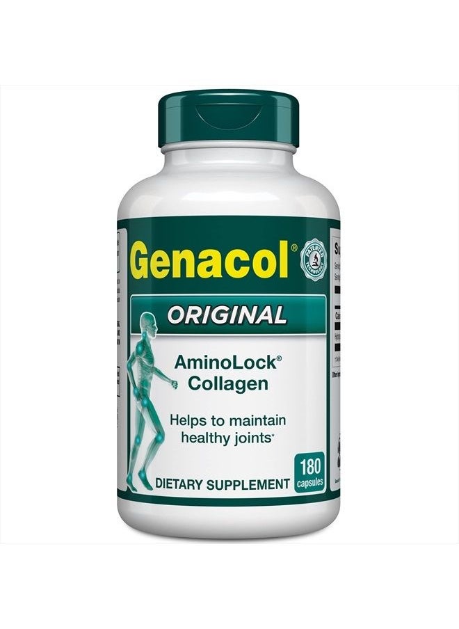 Genacol - Collagen Peptides Joint Supplements for Men & Women by Genacol | Exclusive Hydrolyzed Collagen Pills | Helps Maintain Healthy Joints | Colageno Hidrolizado | Genacol Original 180 Capsules - Image 1