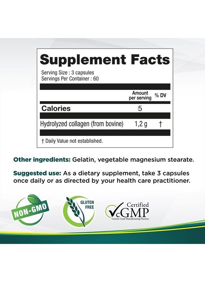Genacol - Collagen Peptides Joint Supplements for Men & Women by Genacol | Exclusive Hydrolyzed Collagen Pills | Helps Maintain Healthy Joints | Colageno Hidrolizado | Genacol Original 180 Capsules - Image 1