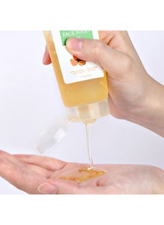 MOOYAM Turmeric Face Wash, Turmeric Clear Skin Liquid Soap – 100% Natural Anti Aging Exfoliating Turmeric Facial Cleanser for Spots, Clearing Acne Scars, Age Spots, Sun Damage, Discoloration  - Image 3