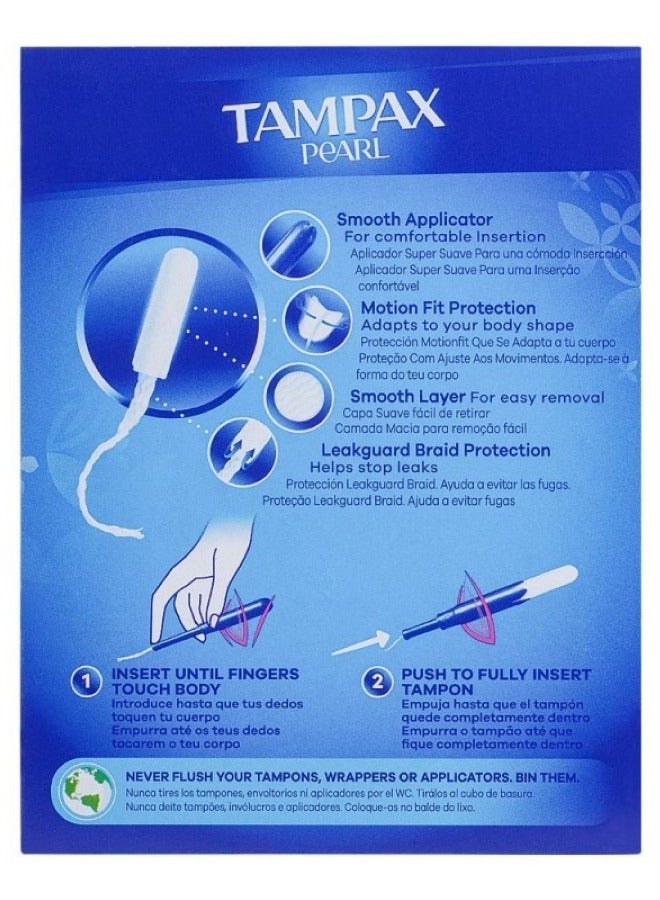 Tampax Pearl 3X Comfort Regular Tampoons 18 Pcs Pack - Image 3