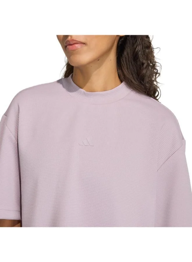 Adidas  Yoga Motion Waffle T-Shirt for Women | Best Price UAE