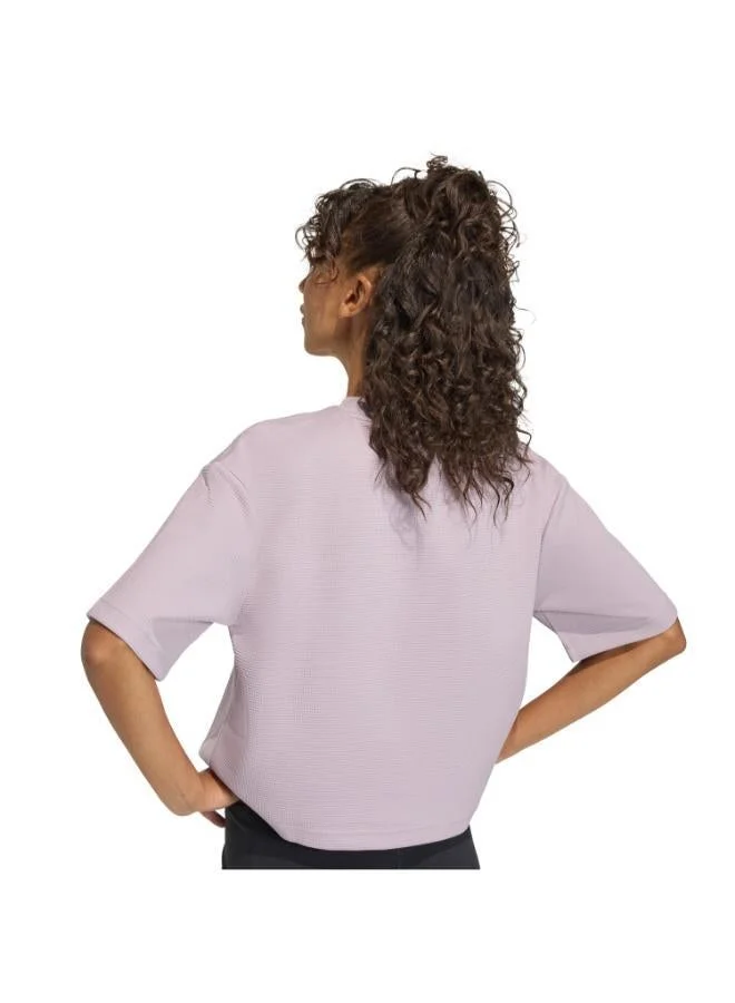 Adidas  Yoga Motion Waffle T-Shirt for Women | Best Price UAE