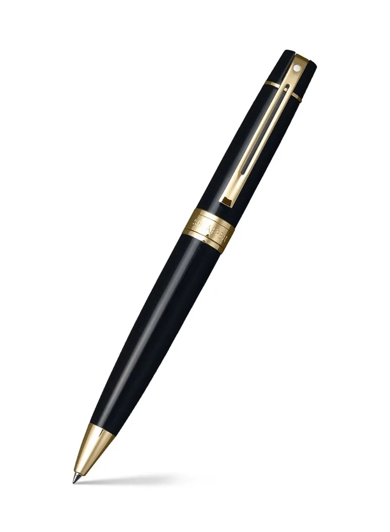 SHEAFFER Sheaffer® 300 9325 Glossy Black Ballpoint Pen With Gold-tone Trim