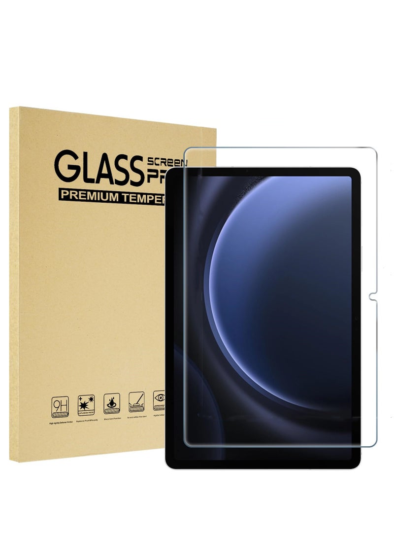 Screen Protector for Galaxy Tab S9 FE 10.9 Inch 2023  9H Hardness Tempered Glass HD Clear Film for Galaxy Tablet SM-X510/SM-X516 - Image 1