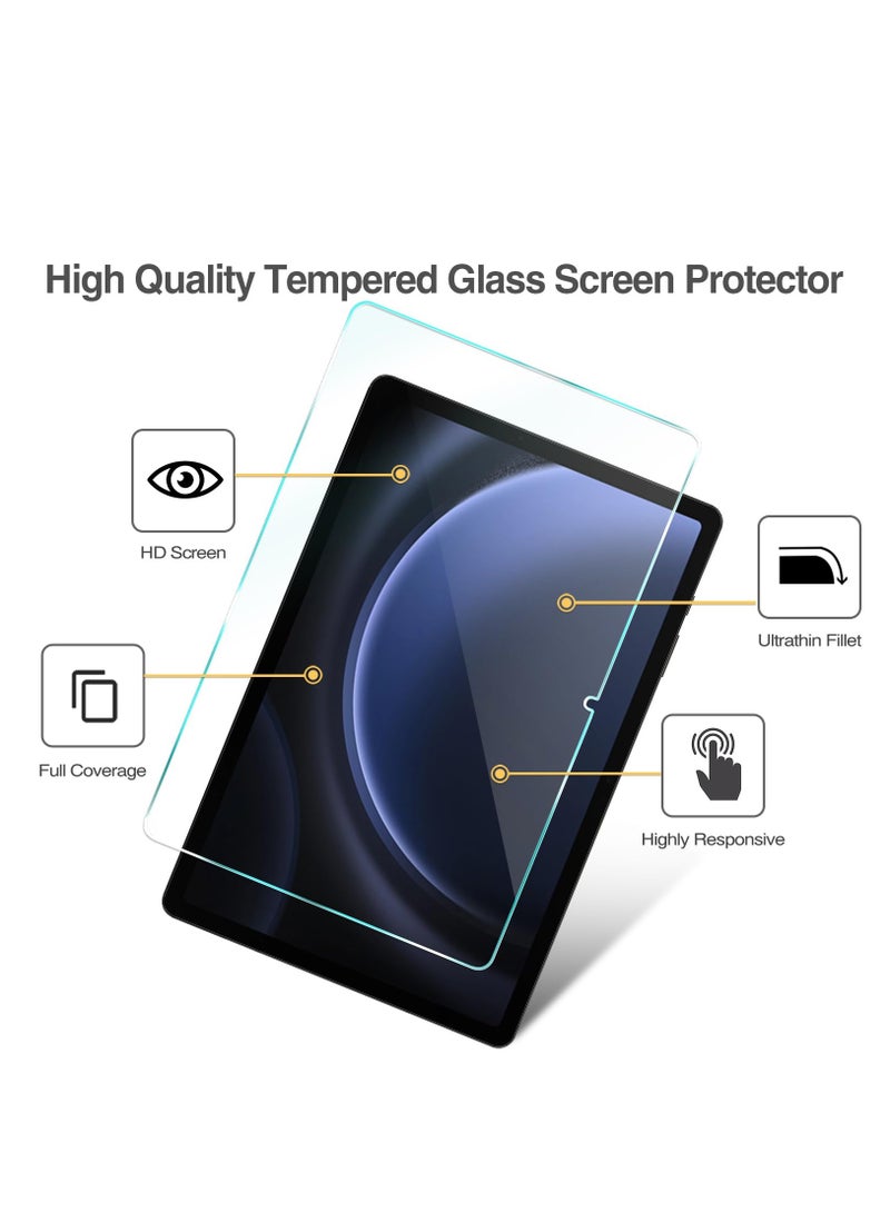 Screen Protector for Galaxy Tab S9 FE 10.9 Inch 2023  9H Hardness Tempered Glass HD Clear Film for Galaxy Tablet SM-X510/SM-X516 - Image 3