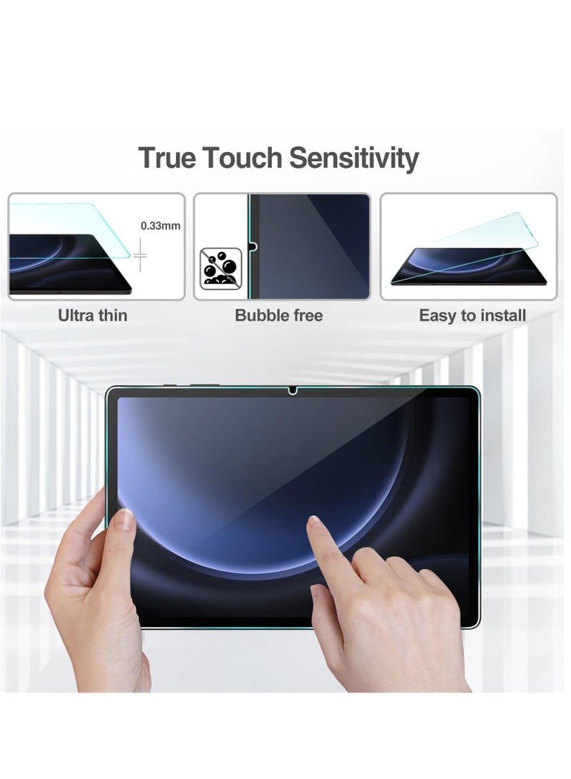 Screen Protector for Galaxy Tab S9 FE 10.9 Inch 2023  9H Hardness Tempered Glass HD Clear Film for Galaxy Tablet SM-X510/SM-X516 - Image 5