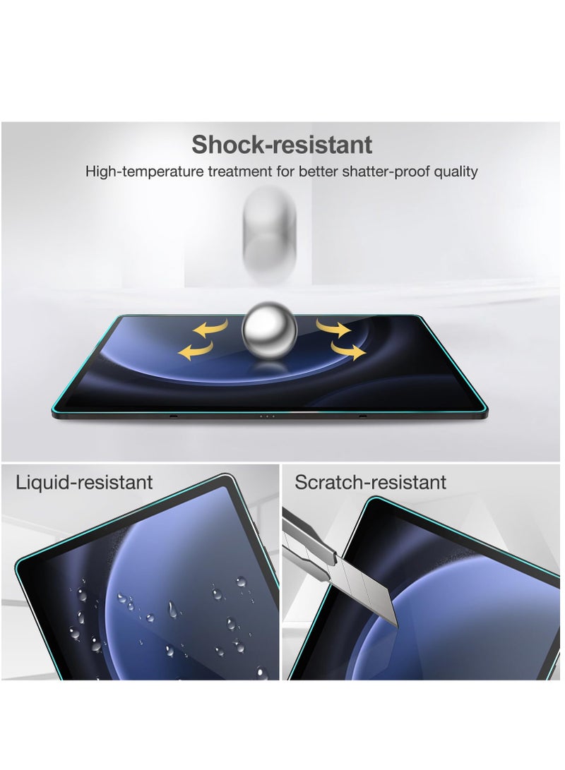 Screen Protector for Galaxy Tab S9 FE 10.9 Inch 2023  9H Hardness Tempered Glass HD Clear Film for Galaxy Tablet SM-X510/SM-X516 - Image 4