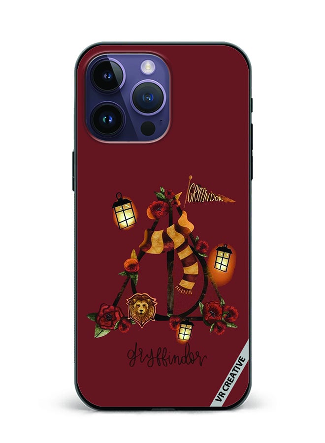 VR CREATIVE Protective Case Cover For Apple iPhone 16 Pro Max Gryffindor Design Multicolour