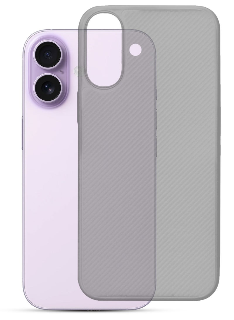 2 Packs Case Cover for iPhone 17 - Sturdy Durable Ultra-Thin Case - Air Skin Line Design Transparent Back Cover - Drop Protection Cover with 3D Screen Protector - Black - Image 2