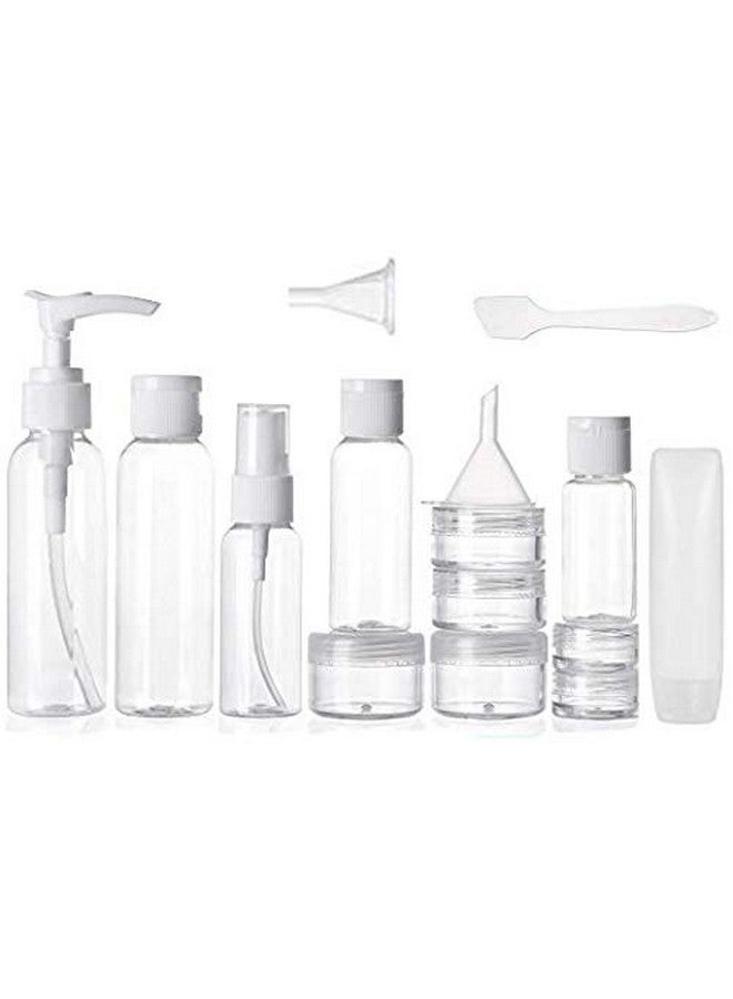 دي آي واي كرافتس مجموعة زجاجات مستحضرات التجميل بحجم السفر من DIY Crafts تتضمن زجاجة FILP وقمعًا وبرطمانات كريمة (التصميم رقم 1، عبوة من 15 قطعة) - Image 1