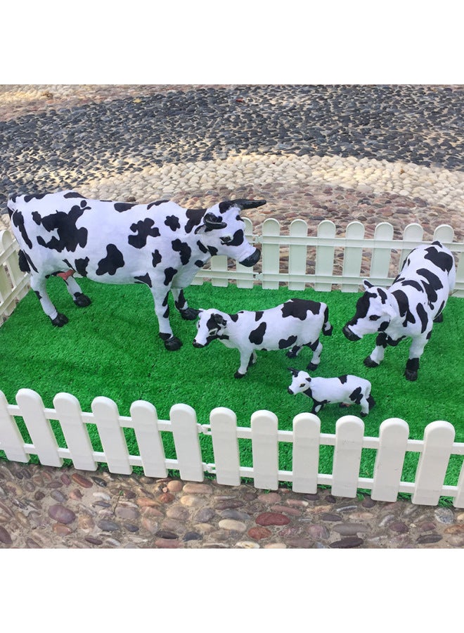 Simulation Cow Model Decorative Ornaments Craft Gifts Supermarket Shopping Mall Dairy Products Desktop Ornaments Cute Cow-Dimensions:The Large Size Is About 30cm High And 50cm Long - Image 2