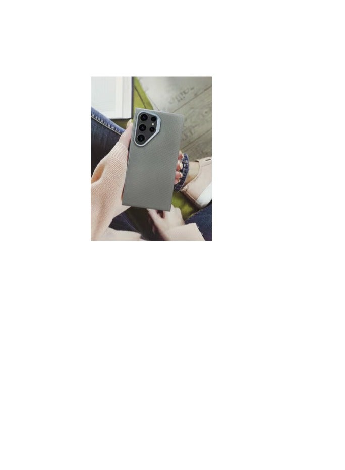 CATANES Samsung Galaxy S24 Ultra 3 Pack Vegan Leather Case, 1 Cover with 2 Screen Protectors, Slim Fit, Raised Edges for Camera and Screen Protection - Image 1