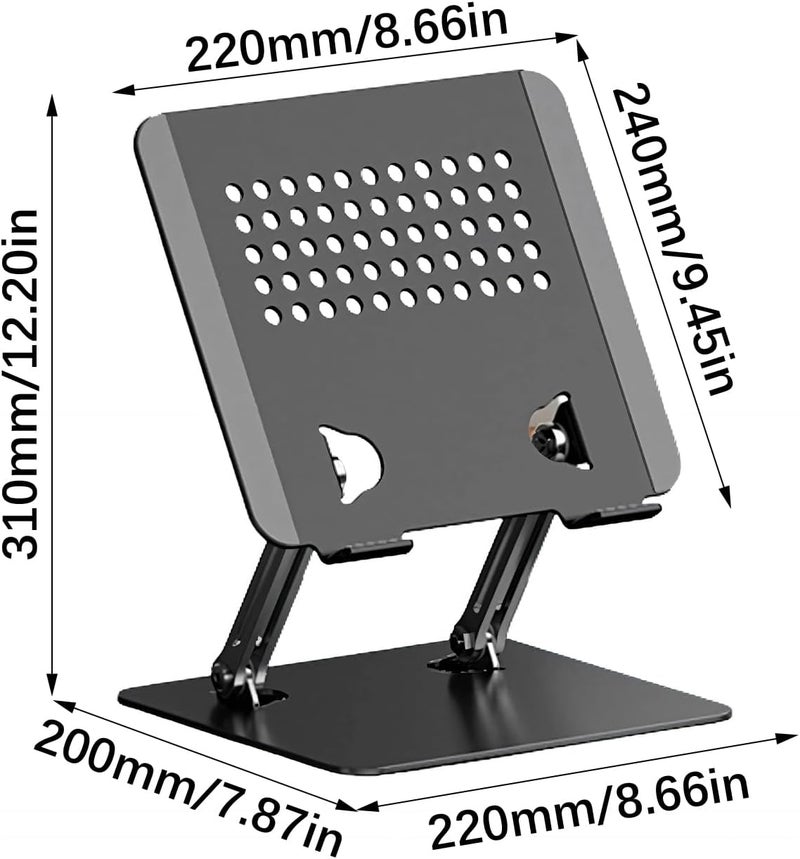Portable Multifunctional Laptop Holder 360 Degree Rotatable Stand Phone Tablet Adjustable Stand Heat Dissipation Adjustable Bracket - Image 5
