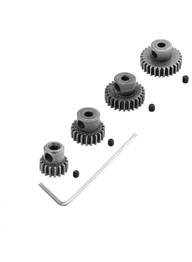 Hobbypark Steel Metal Mod 0.6 Module Pinion Gear Set 3.175Mm Motor Gears 17T 21T 26T 29T 11189 11176 11181 11119 For Rc Car Redcat Hsp Exceed (4Pack)  - Image 1