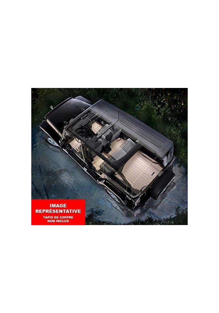 WeatherTech FloorLiner Set for 2021-2022 Hyundai Santa Fe Hybrid/Plug-in Hybrid - Black - Image 2