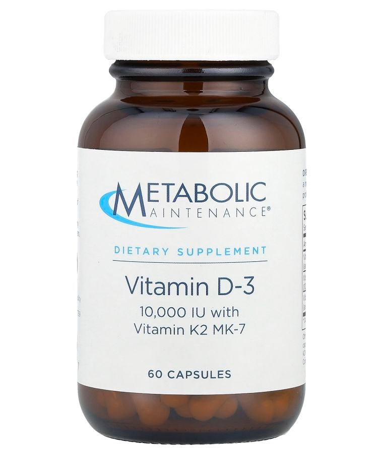 Vitamin D-3 with Vitamin K2 MK-7 60 Capsules