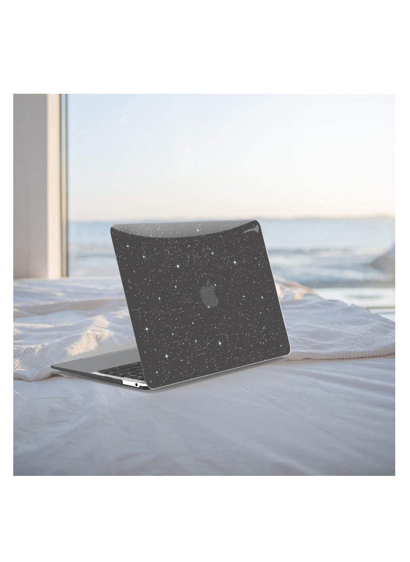 Generic 3 in 1 Case Compatible with MacBook Air 13 inch 2025 2024-2022 Release M4 M3 M2 A3240 A3113 A2681, Glitter Hard Shell&Keyboard Skin Cover&Screen Protector for Mac Air 13.6 inch Case, Sparkly Back  - Image 3
