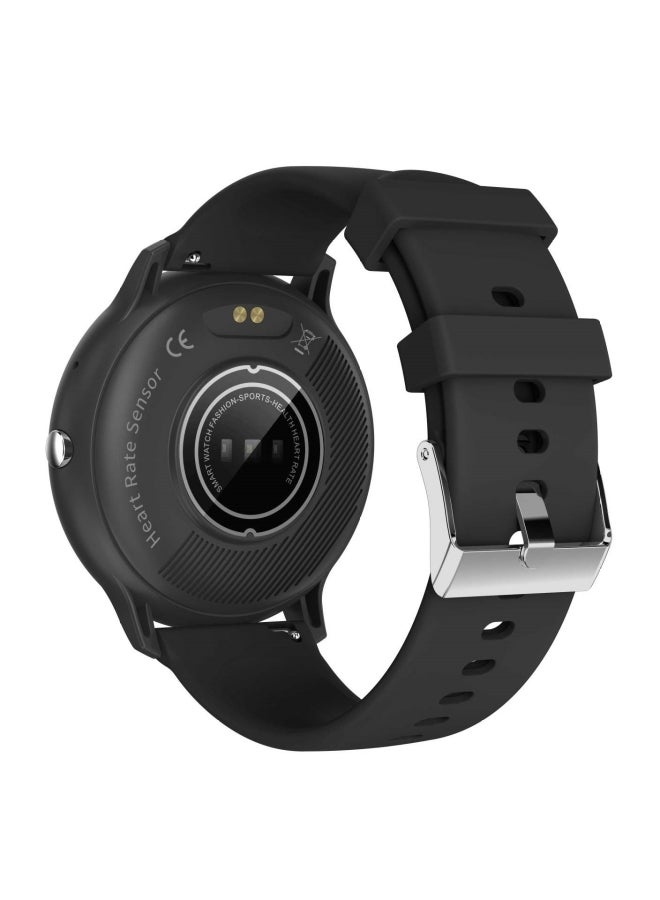 ZL02 PRO Bluetooth Full Touch Call Smart Watch AMOLED Display 170mAh 1.39 Inch Midnight Black Silicone Strap - Image 2