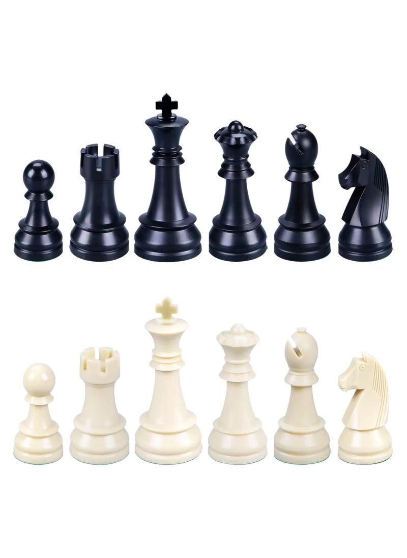 LEAP ABS unweighted chess pieces (Height: King 95mm, 34 pcs/set) 