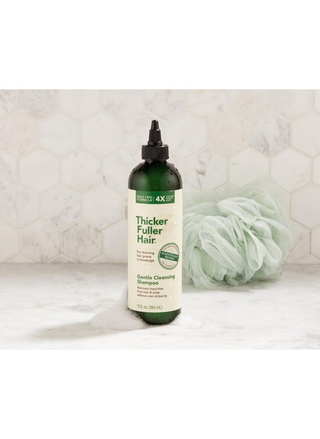 Thicker Fuller Hair Thicker Fuller Hair Gentle Cleansing Shampoo - Hair Thickening, Clarifying Shampoo - Lightweight, Gentle Shampoo Formula - Natural Ingredients - 12 oz  - Image 3