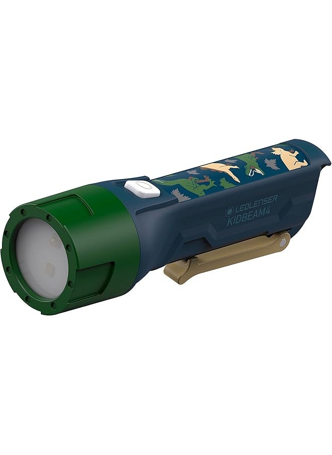 LEDLENSER Ledlenser KIDBEAM4 Safe and Robust LED Torch for Kids, Integrated Clip, Auto Shut-Off Function to Prevent Emergencies - assorted color.  - Image 1