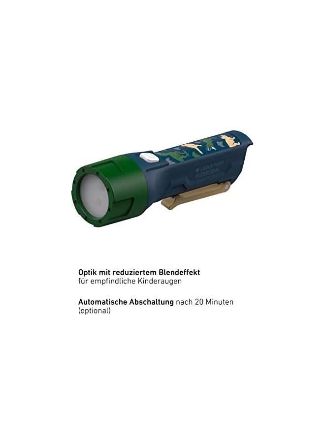 LEDLENSER Ledlenser KIDBEAM4 Safe and Robust LED Torch for Kids, Integrated Clip, Auto Shut-Off Function to Prevent Emergencies - assorted color.  - Image 4