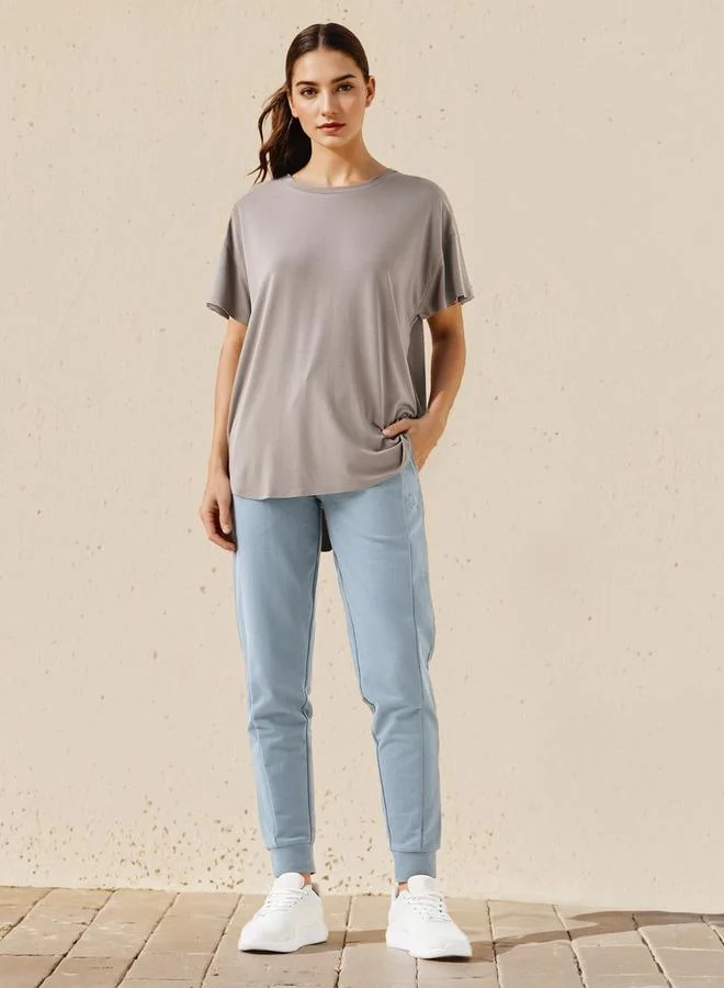 Splash Active  Round Neck Boxy T-shirt for Women | Best Price UAE