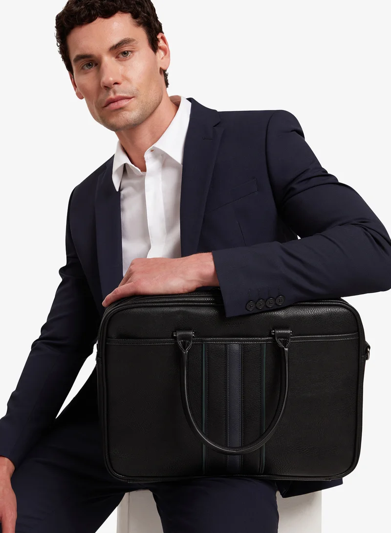 Ted Baker BLACK Kenriik Stripe Document Office Bag for Men | Best Price UAE