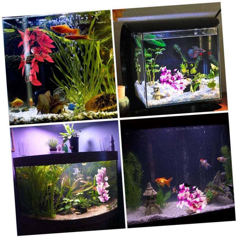 4 Pieces Artificial Reptile Plants for Terrarium Decor Lizard Habitat Climbing Support - Image 4