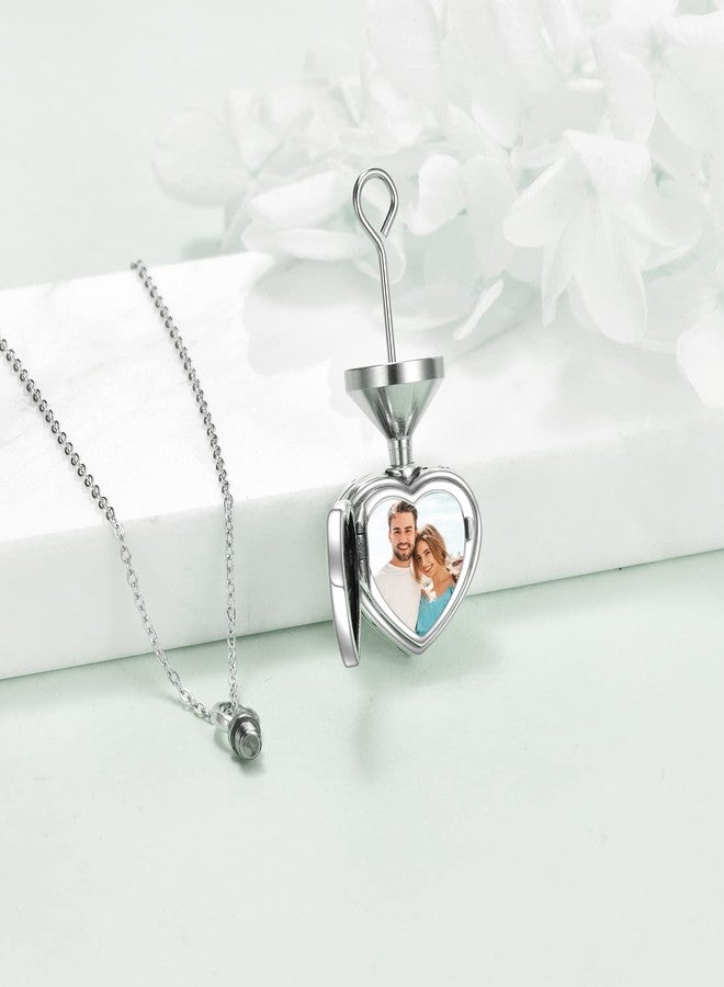 ONEFINITY Tree of Life Urn Necklaces for Ashes Sterling Silver Abalone Shell Tree of Life Locket Necklace That Holds Pictures Heart Cremation Jewelry for Ashes Memory Jewelry for Women Men - Image 3