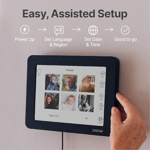 American Lifetime New 2026 Dementia Clock Large Digital Clock for Seniors, Alzeimer Clock Large Display with Custom Alarms, Clock with Day & Date for Elderly, Digital Calendar Premium Black Pro - Image 4