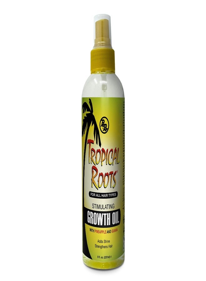 Bronner Bros Bronner Brothers Tropical Roots Growth Oil, 8 Fl Oz - Image 1