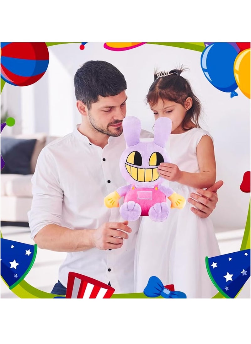 Ailily 2 Pack The Amazing Digital Circus Plush Pomni and Jax Plushies Toy for TV Fans Gift Cute Stuffed Figure Doll for Kids Adults and Youth Fans  - Image 5