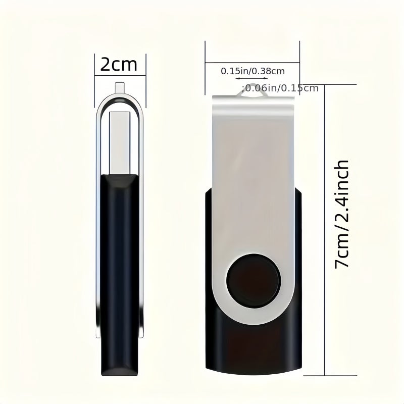 5 Pcs Colorful USB 2 0 Flash Drives 64GB High Speed Portable Storage Set - Image 2