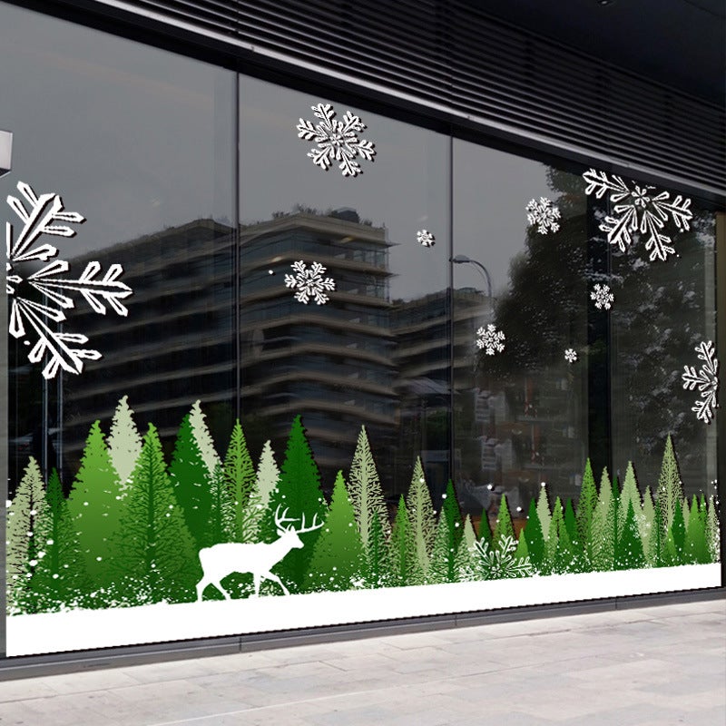 2026 New Year'S Day Christmas Decoration Stickers Window Grilles Glass Showcase Layout Window Stickers Electrostatic Door Stickers Wall Stickers - Image 3