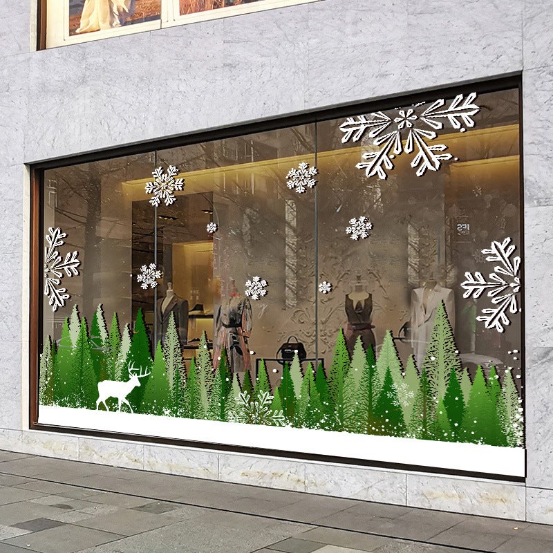 2026 New Year'S Day Christmas Decoration Stickers Window Grilles Glass Showcase Layout Window Stickers Electrostatic Door Stickers Wall Stickers - Image 5
