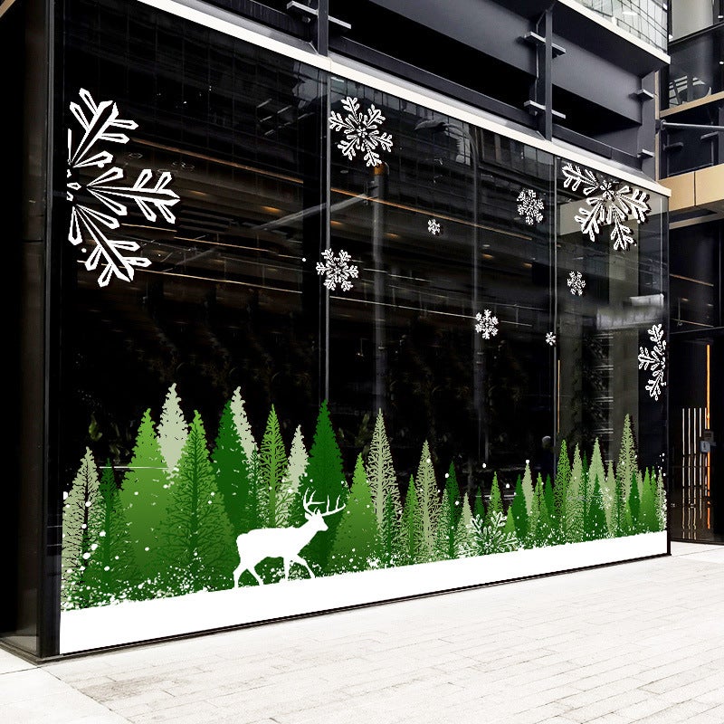 2026 New Year'S Day Christmas Decoration Stickers Window Grilles Glass Showcase Layout Window Stickers Electrostatic Door Stickers Wall Stickers - Image 4