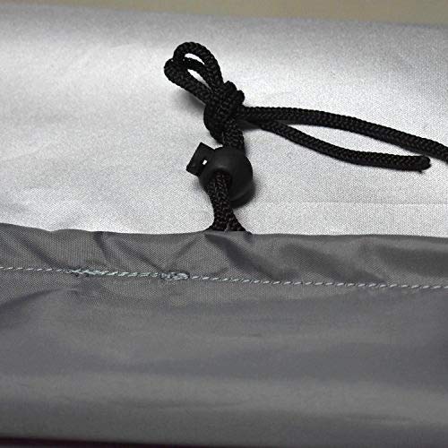 Mini Lustrous Rowing Machine Cover, Fitness Equipment Covers Protective Cover Dustproof Waterproof Cover and Water-Resistant Stationary Fitness Fabric for Indoor Or Outdoor Use, Gray - Image 5