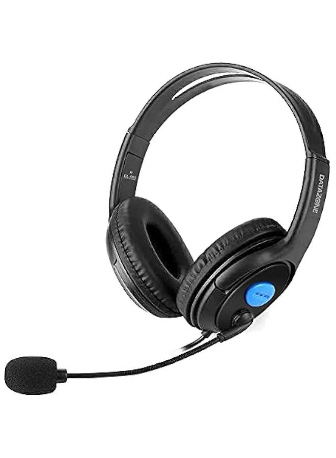 general Gaming Headset Professional, With Microphone, Over-Ear Wired Surround Stereo Headset For Xbox One, Ps4, Pc, Laptop, And Other Devices 3.5Mm Lightweight For Long Time Wear (Blue/Black), Mduime - Image 1