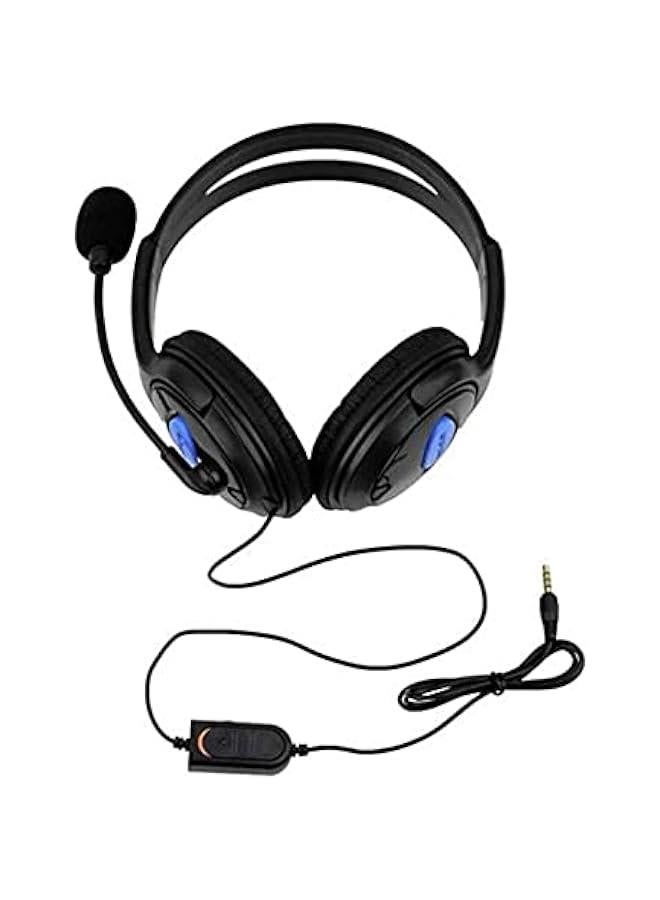 general Gaming Headset Professional, With Microphone, Over-Ear Wired Surround Stereo Headset For Xbox One, Ps4, Pc, Laptop, And Other Devices 3.5Mm Lightweight For Long Time Wear (Blue/Black), Mduime - Image 3