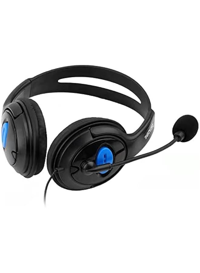 general Gaming Headset Professional, With Microphone, Over-Ear Wired Surround Stereo Headset For Xbox One, Ps4, Pc, Laptop, And Other Devices 3.5Mm Lightweight For Long Time Wear (Blue/Black), Mduime - Image 2