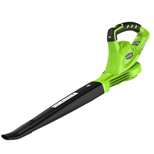 Greenworks منفاخ أوراق خالي من الأسلاك Greenworks 40V (150 ميل في الساعة / 130 قدم مكعب في الدقيقة / 75+ أدوات متوافقة) ، أداة فقط - Image 1
