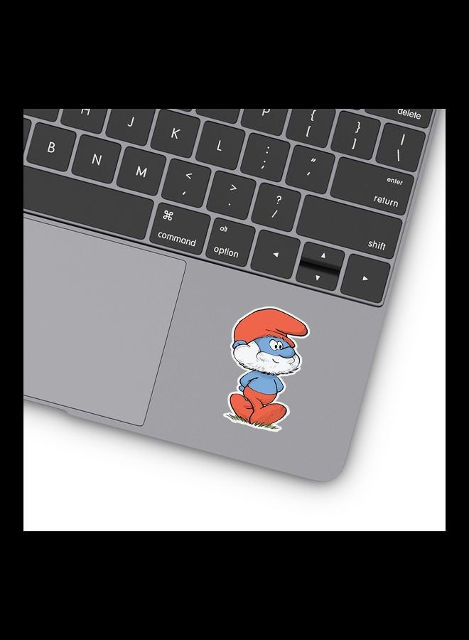 RKN Papa Smurf Vinyl Stickers For Laptop 3inch - Image 2