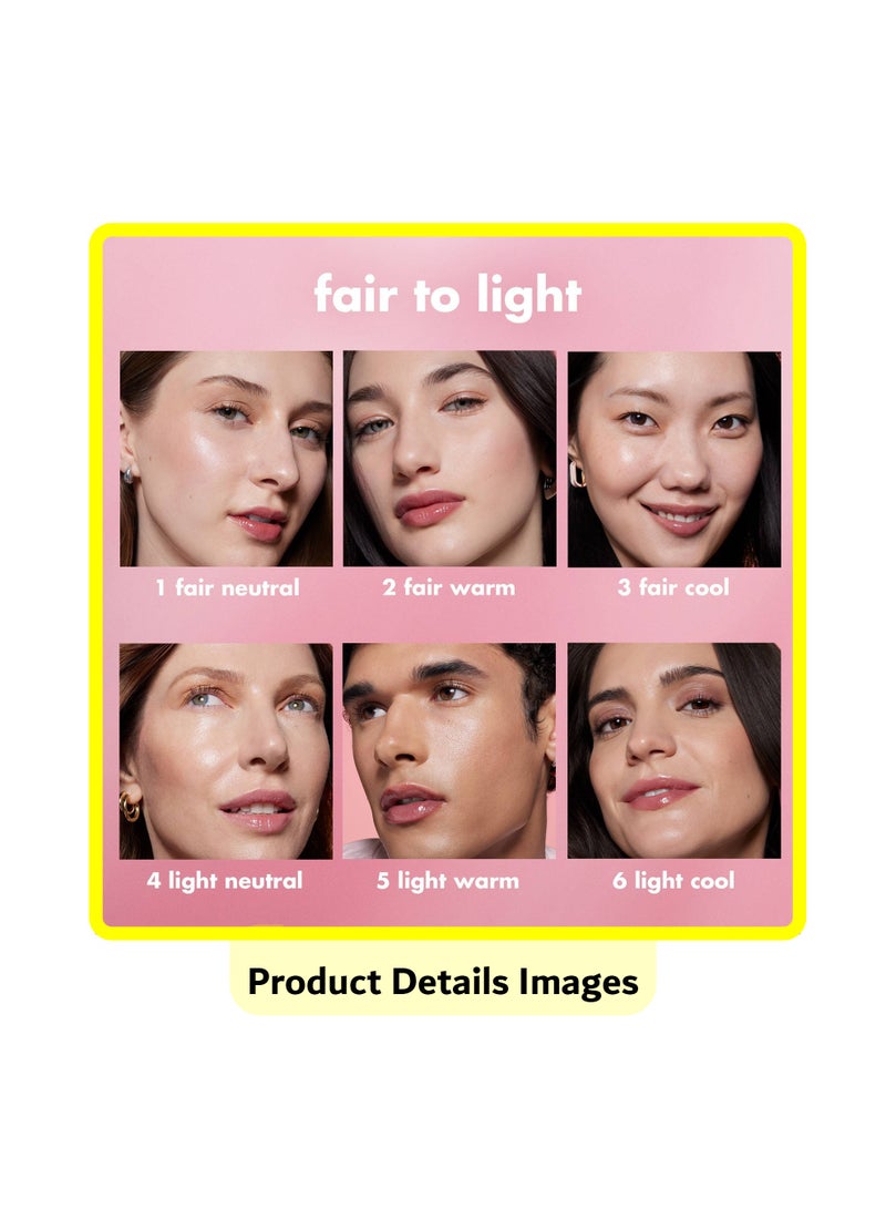 إلف كريم أساس هالو جلو  بإشراقة ناعمة بتركيبة خفيفة التغطية - واقٍ شمسي معدني SPF 50 - درجة 5 فاتح دافئ - Image 4