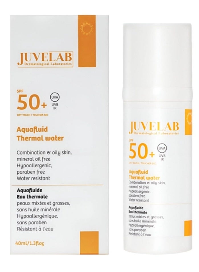 ميدي كريم واقي شمس 50+ اكوافلويد شفاف من جوفيلاب 40 مل - Image 1