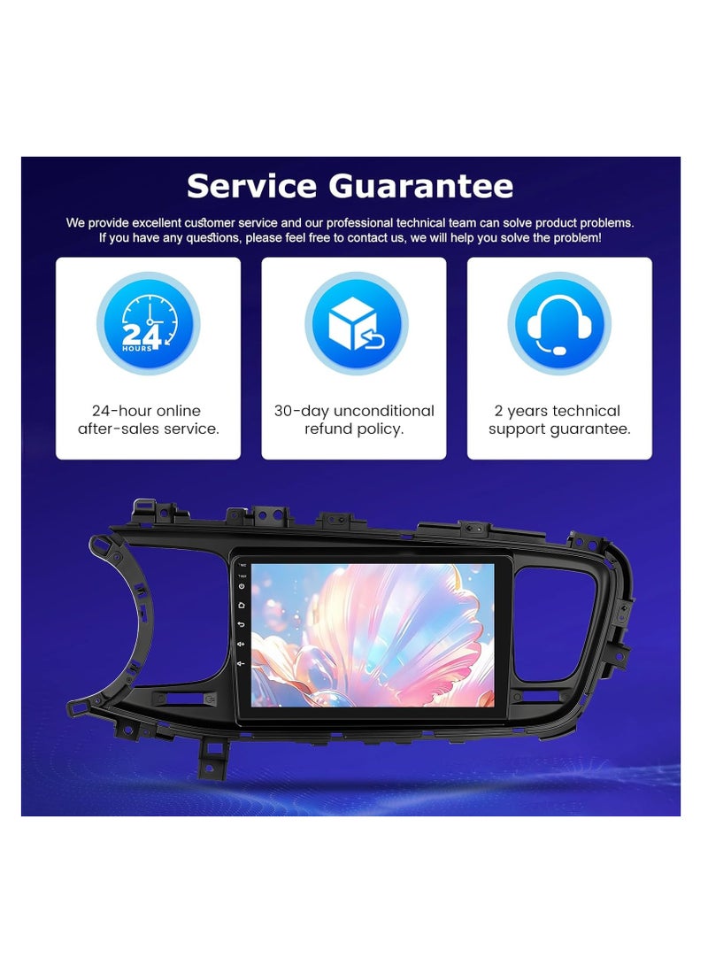 [4+64G] Car Radio for KIA Optima K5 2013-2015, 9" IPS 1280x720P Touchscreen with Wireless Carplay & Android Auto, AI DSP, Customizable Homepage, Multi-UI, SWC, and AHD Backup Camera - Image 4