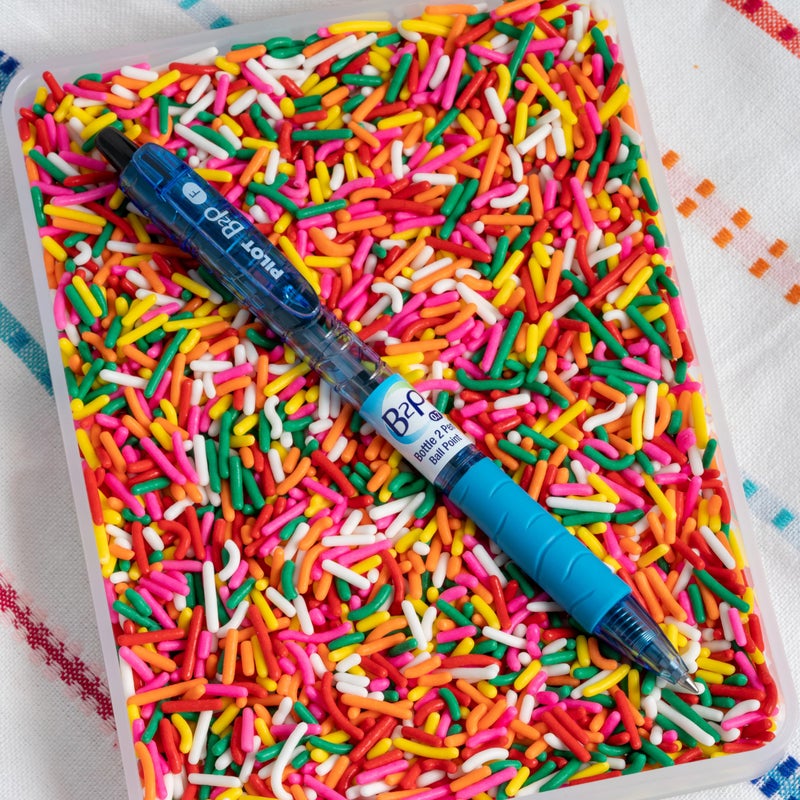 PILOT B2P - Bottle to Pen Refillable & Retractable Ball Point Pen Made From Recycled Bottles, Fine Point, Black Ink, 12-Pack (32600) - Image 4