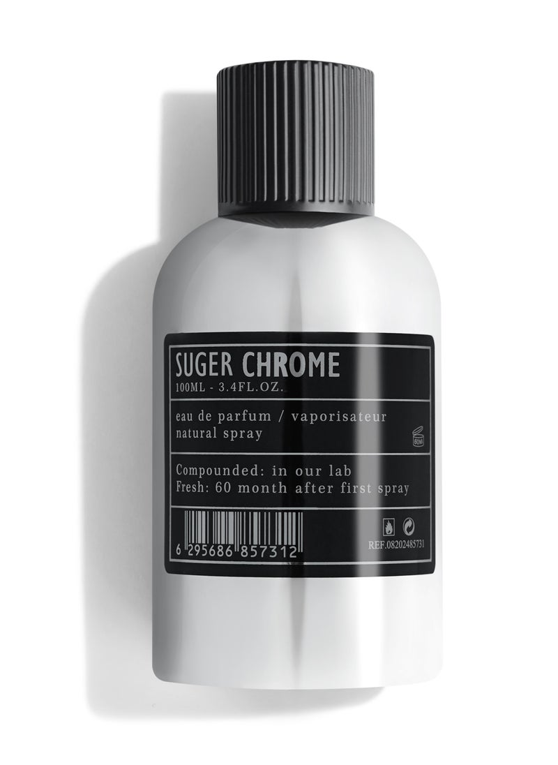 AMD Perfumes Aro Fac Suger Chrome By AMD Perfumes Men and Women Fragrance EDP 100ml  - Image 1